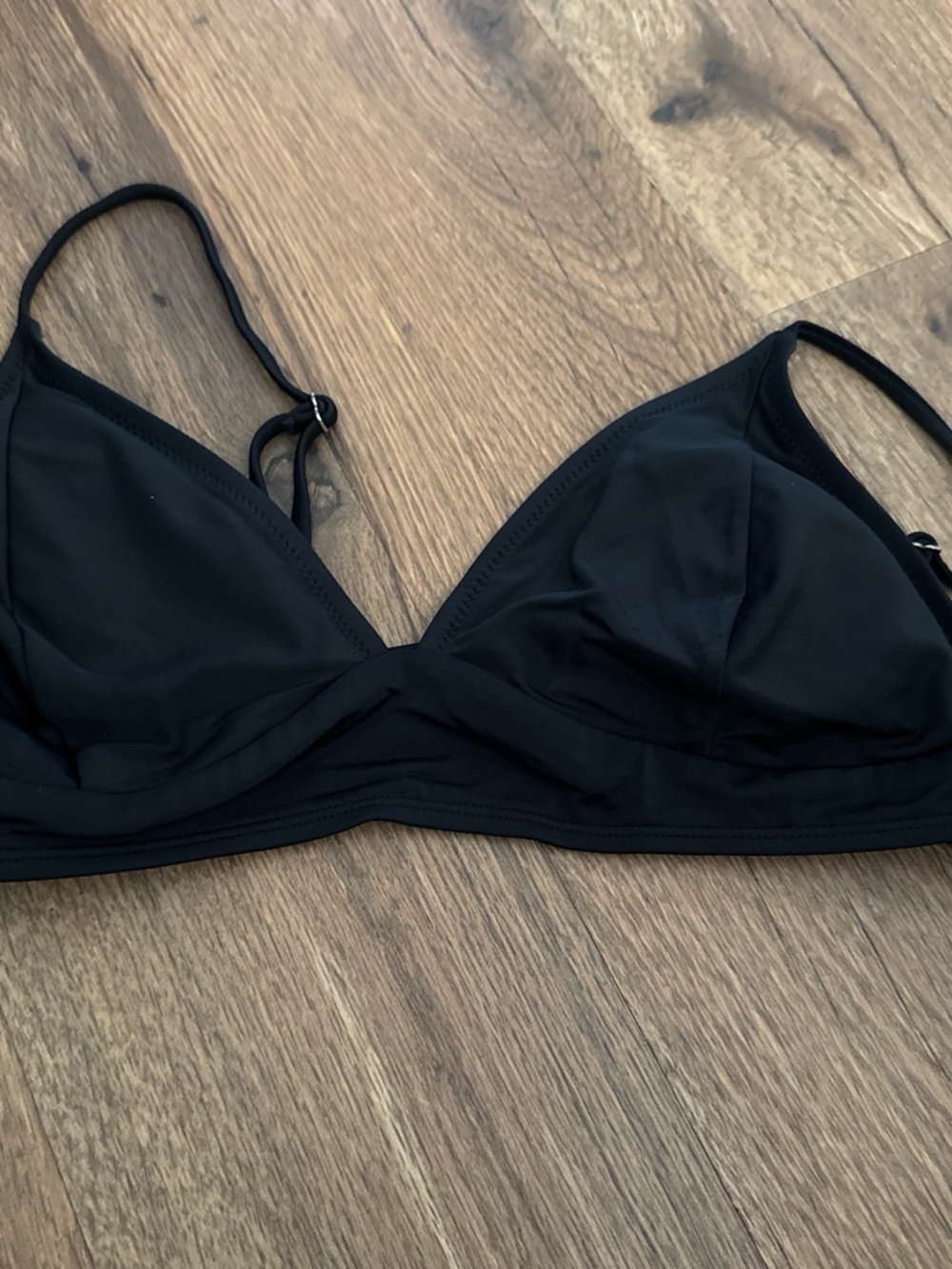 Vineyard Vines Black Triangle Swim Top